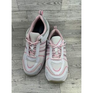 Biofit 916 Women's Athletic Shoes White Pink Gray Comfort Size 10B